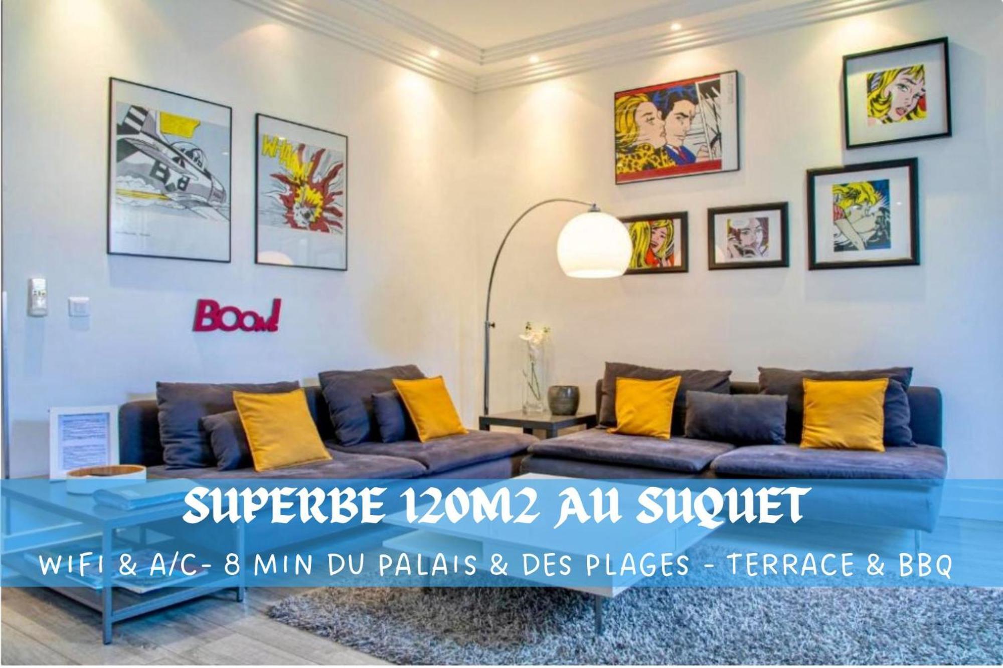 Superbe 120M2 Au Suquet - Property With Style Cannes Extérieur photo